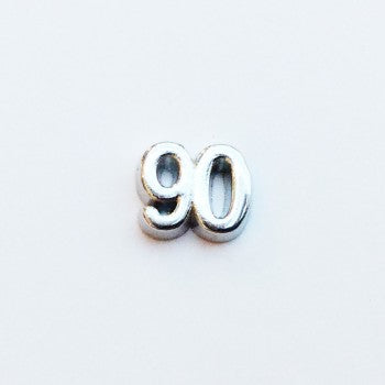 Celebratory Birthday Number 90 - Silver image 0