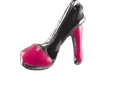 Shoe - Pink and Black High Heel image 0