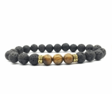 Balance Bead Bracelet-Tigers Eye (PROTECTION-LUCK-PROSPERITY) image 0