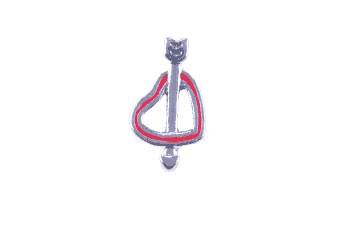 Heart - Red with Arrow image 0