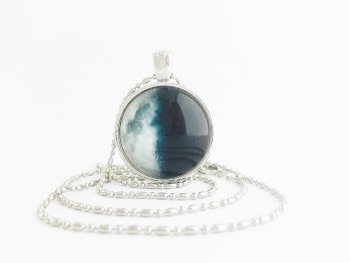 Moon Pendant - Last Quarter (Third Quarter) Moon image 0