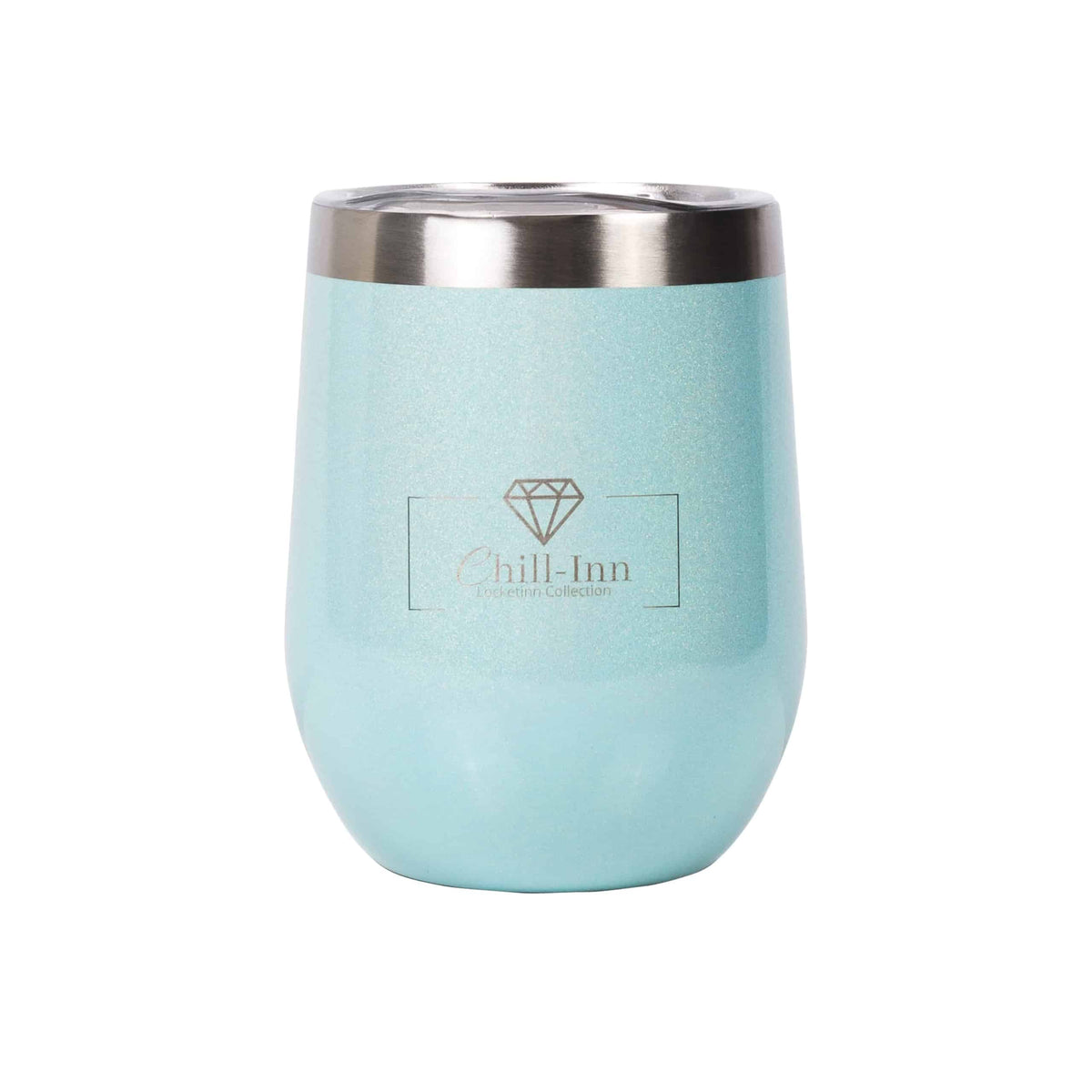 INNsulated- Thermos Vacuum Chill-Inn Goblets 12oz (Teal Shimmer) image 0