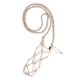 Macrame Bottle Holder-Beige image 0