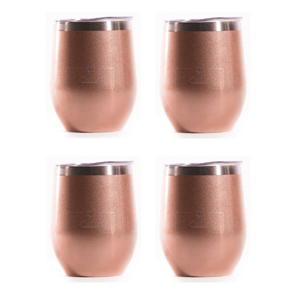 INNsulated Chill-Inn Goblet Set-Rose Gold Shimmer image 0