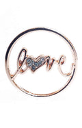 Large Plate - Curser Love Plate Rose Gold image 0