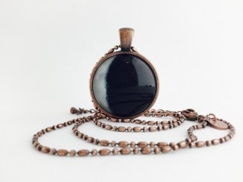 Moon Pendant - Waning Crescent (Morning Crescent) Moon