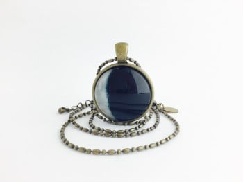 Moon Pendant - Waning Crescent (Morning Crescent) Moon
