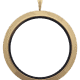locket gold full size round plain