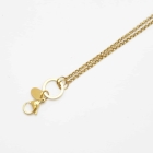 Chain Gold 80cm Rolo O Ring