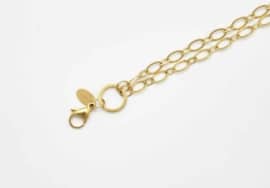 Chain Gold 75cm Oval Link