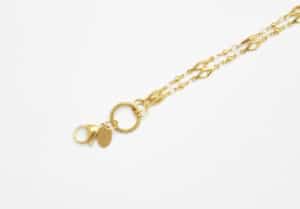 Chain Gold 80cm Diamond Link