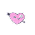 Heart - Pink Arrow and Crystal