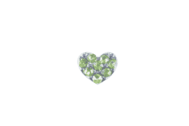 Heart - Green Crystals
