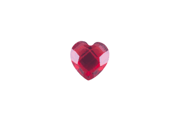 Heart - Resin Red