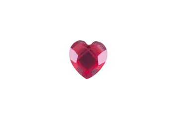 Heart - Resin Red