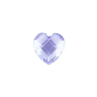 Heart - Resin Light Purple