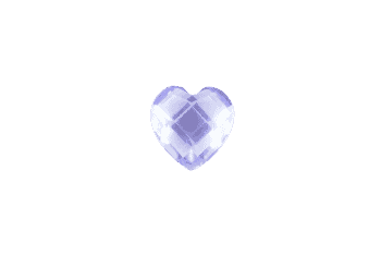 Heart - Resin Light Purple