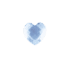 Heart - Resin Light Blue