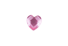Heart - Resin Pink