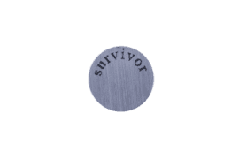 Small Plate - Survivor Silver