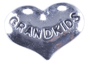 Love Heart - Silver Grandkids