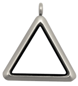 Silver Plain Triangle Locket