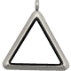 Silver Plain Triangle Locket