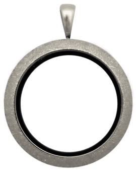 Silver Standard Round Shimmer Locket