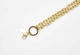 Chain Gold 70cm Large Link Rolo 'O' Ring