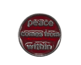 Peace comes from within