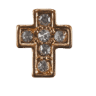 Cross - Gold Crystal