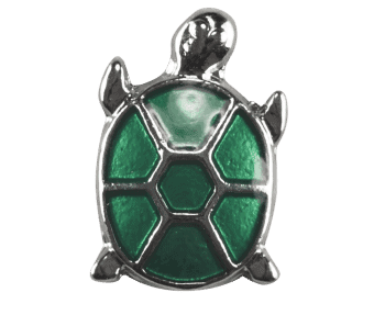Turtle with Emerald Green Shell