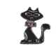 Cat - Black with Pink Collar