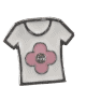 Girls Shirt with Pink Flower