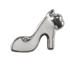 Shoe - White with Bow on Heel
