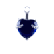 Blue Crystal Heart Urn Jewellery