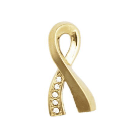 Urn Jewellery Gold Ribbon With Crystal