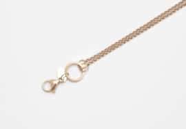 Chain Rose Gold 80cm Rolo O Ring