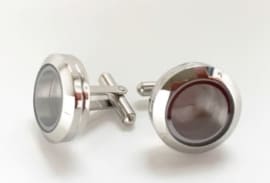Cufflinks Silver Locket