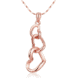 Trio Heart Pendant Necklace