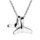 Spirit Animals Whale Tail Necklace in Silver